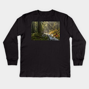 Sol Duc Lightbeams Kids Long Sleeve T-Shirt